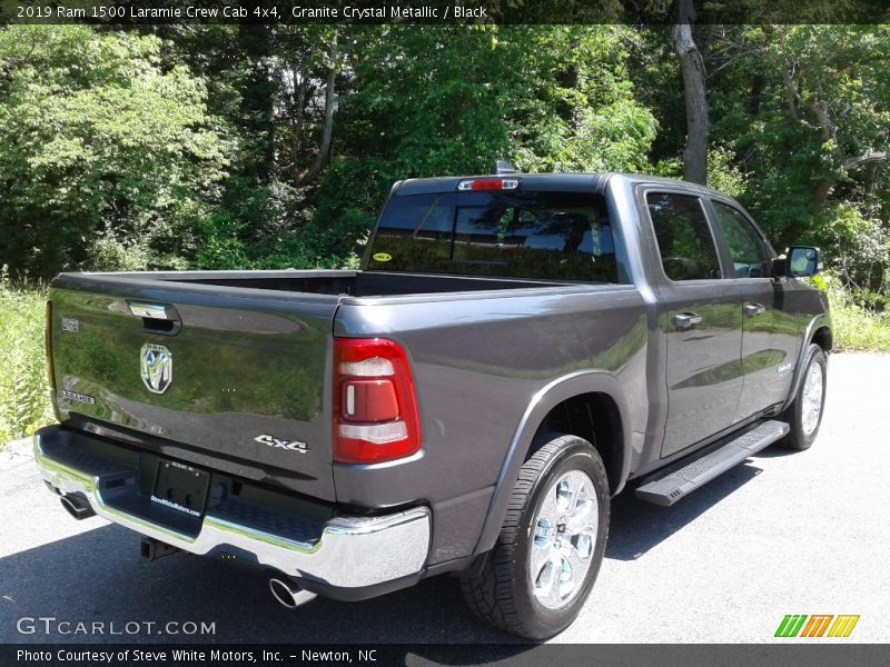 Granite Crystal Metallic / Black 2019 Ram 1500 Laramie Crew Cab 4x4