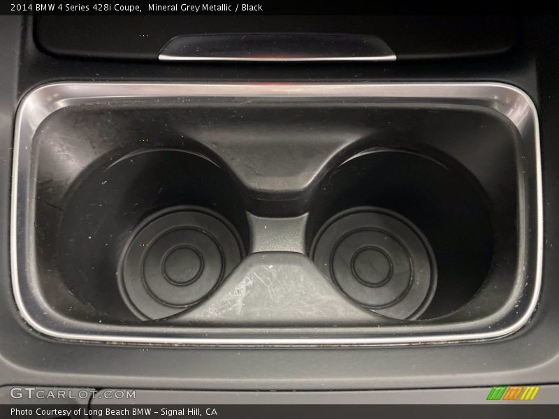 Mineral Grey Metallic / Black 2014 BMW 4 Series 428i Coupe