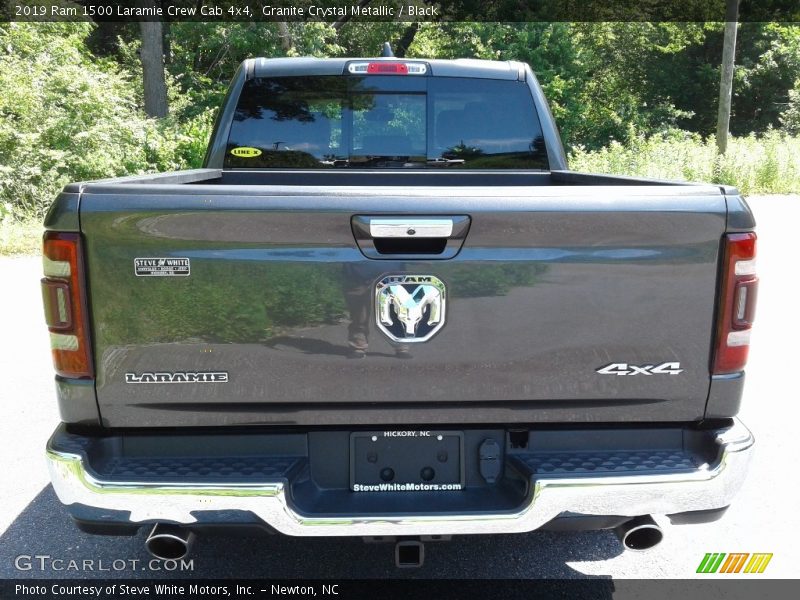 Granite Crystal Metallic / Black 2019 Ram 1500 Laramie Crew Cab 4x4