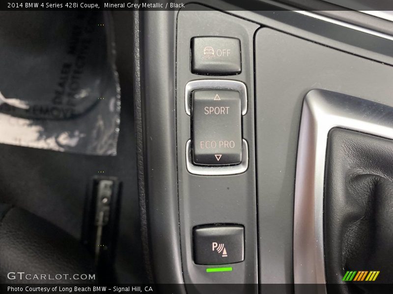 Mineral Grey Metallic / Black 2014 BMW 4 Series 428i Coupe