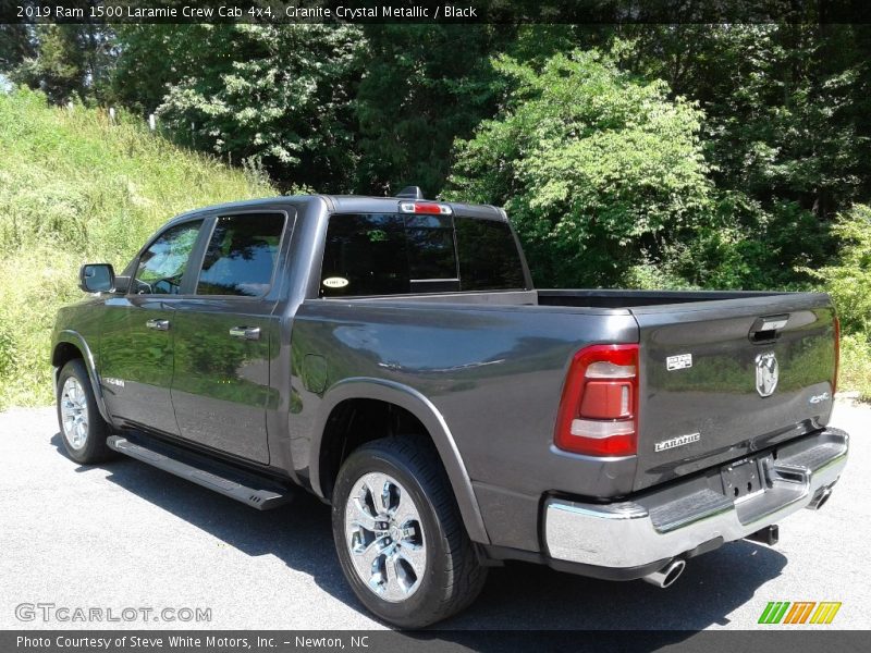 Granite Crystal Metallic / Black 2019 Ram 1500 Laramie Crew Cab 4x4
