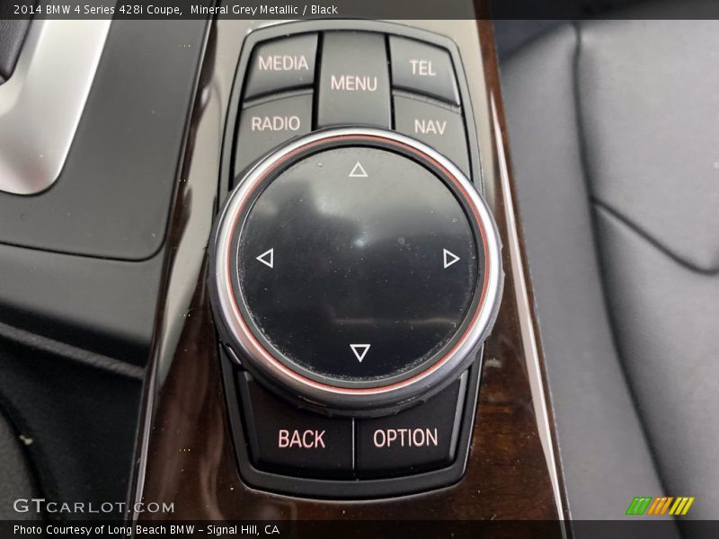 Mineral Grey Metallic / Black 2014 BMW 4 Series 428i Coupe