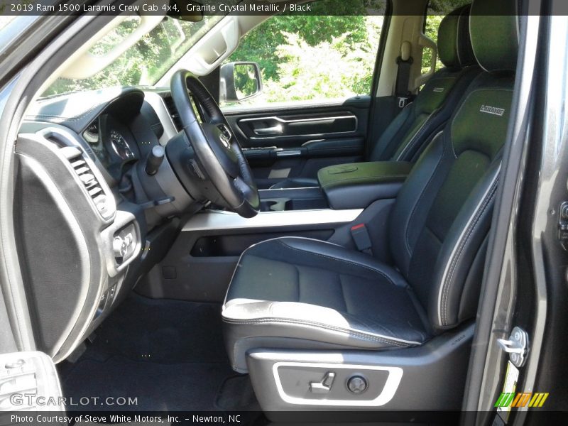 Granite Crystal Metallic / Black 2019 Ram 1500 Laramie Crew Cab 4x4