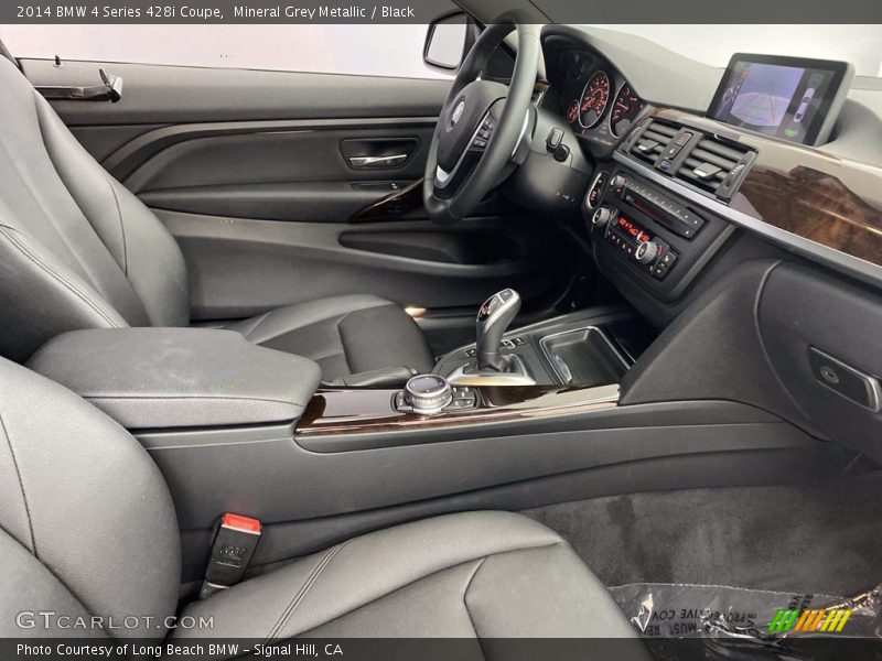 Mineral Grey Metallic / Black 2014 BMW 4 Series 428i Coupe
