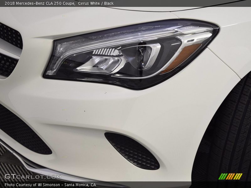 Cirrus White / Black 2018 Mercedes-Benz CLA 250 Coupe