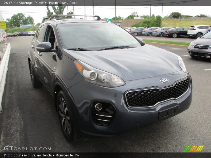 Pacific Blue / Black 2017 Kia Sportage EX AWD