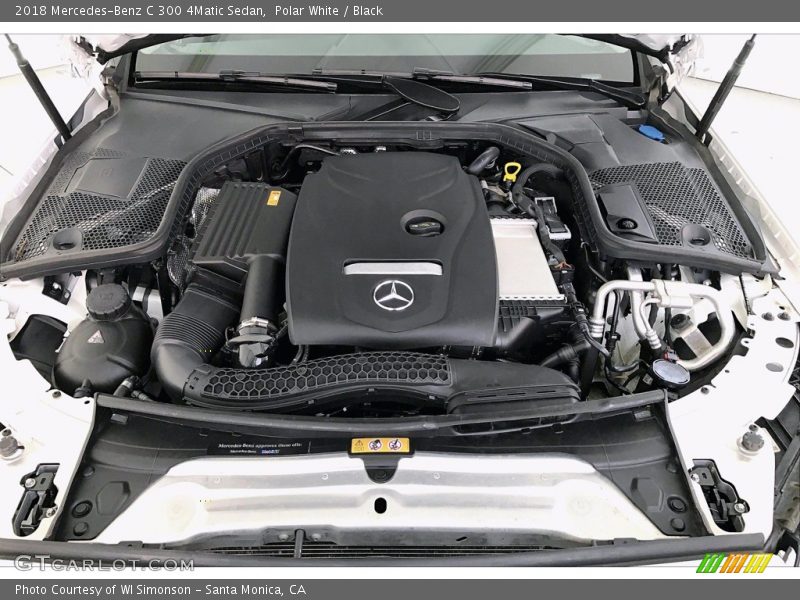 Polar White / Black 2018 Mercedes-Benz C 300 4Matic Sedan