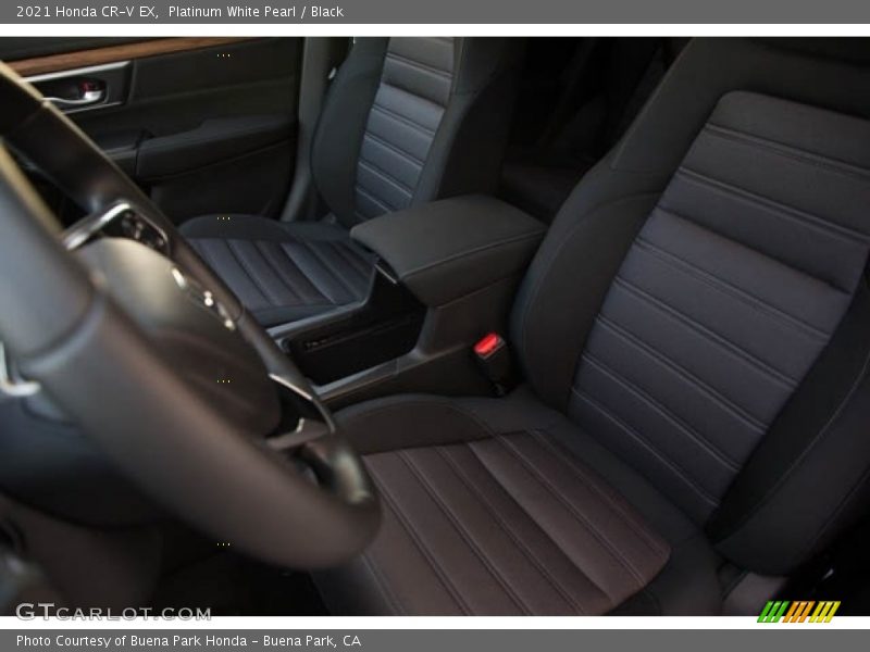 Platinum White Pearl / Black 2021 Honda CR-V EX