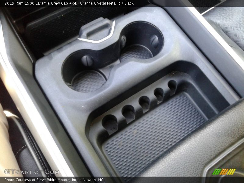 Granite Crystal Metallic / Black 2019 Ram 1500 Laramie Crew Cab 4x4