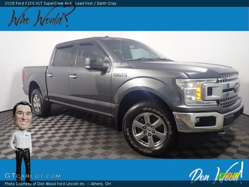 Lead Foot / Earth Gray 2018 Ford F150 XLT SuperCrew 4x4
