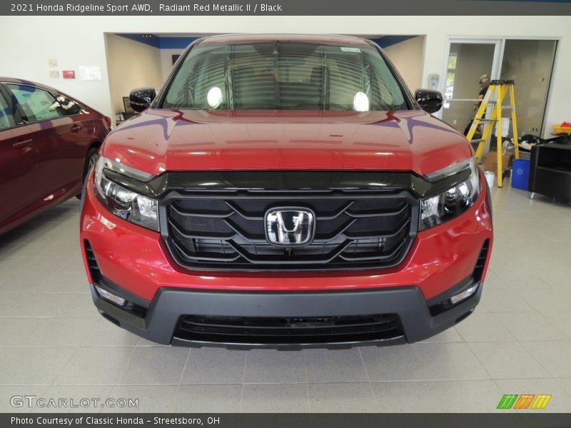 Radiant Red Metallic II / Black 2021 Honda Ridgeline Sport AWD