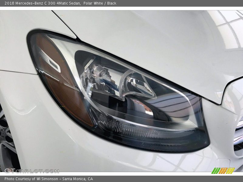 Polar White / Black 2018 Mercedes-Benz C 300 4Matic Sedan
