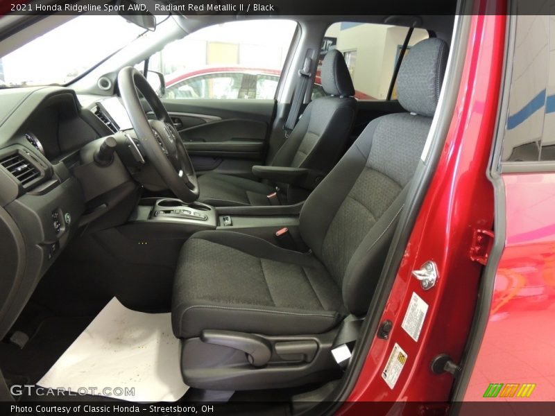 Radiant Red Metallic II / Black 2021 Honda Ridgeline Sport AWD