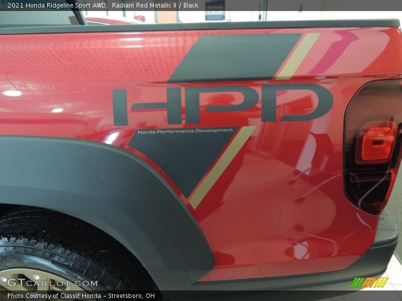 Radiant Red Metallic II / Black 2021 Honda Ridgeline Sport AWD