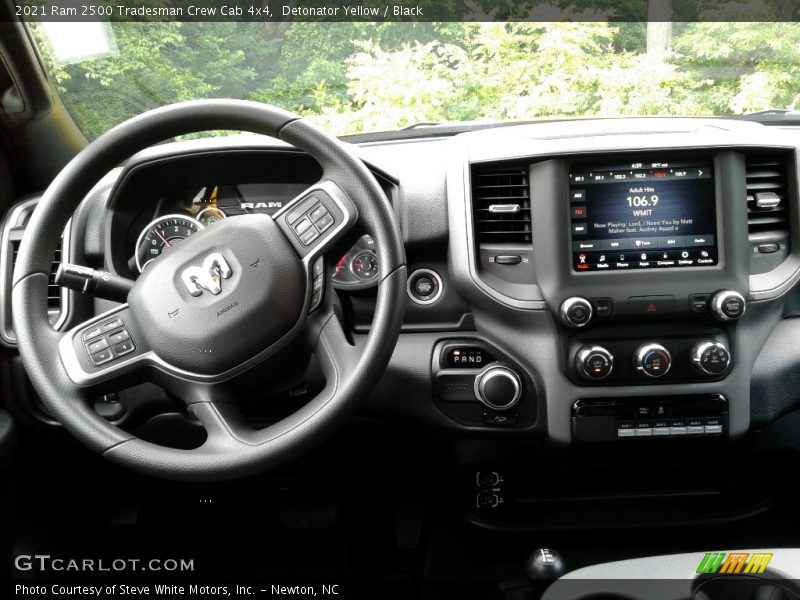 Dashboard of 2021 2500 Tradesman Crew Cab 4x4