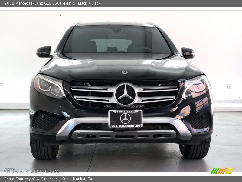 Black / Black 2018 Mercedes-Benz GLC 350e 4Matic