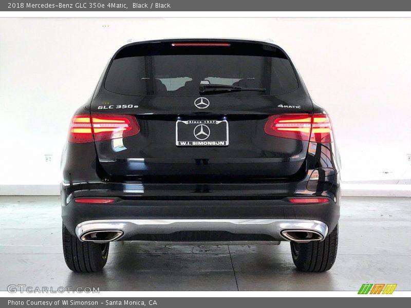 Black / Black 2018 Mercedes-Benz GLC 350e 4Matic