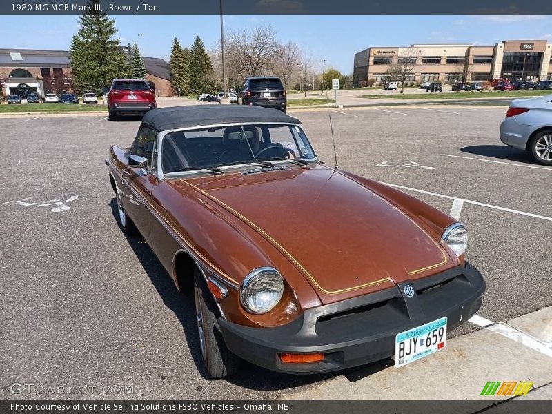 Front 3/4 View of 1980 MGB Mark III