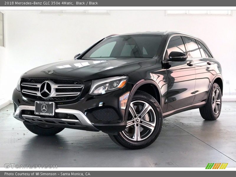 Black / Black 2018 Mercedes-Benz GLC 350e 4Matic