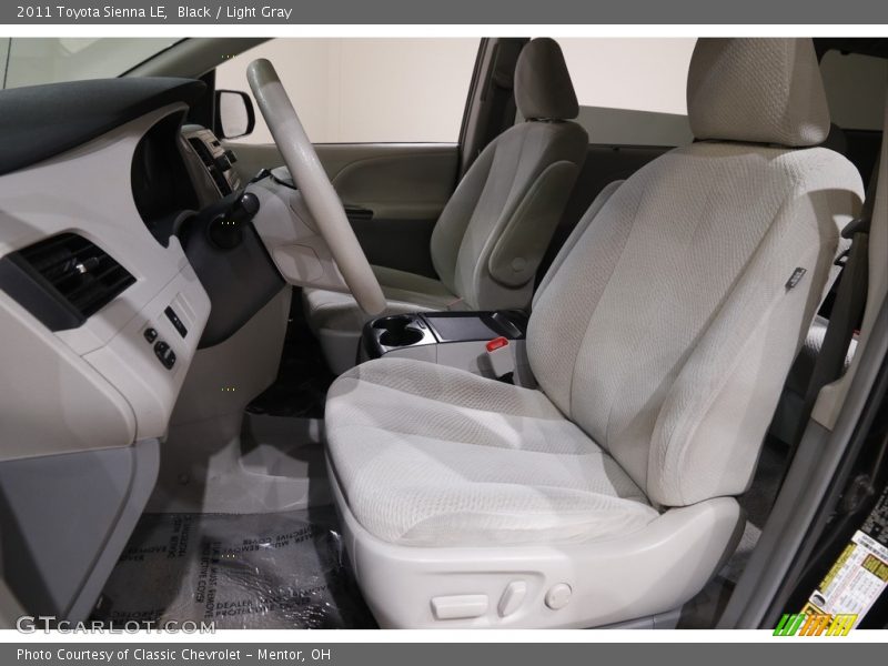 Black / Light Gray 2011 Toyota Sienna LE