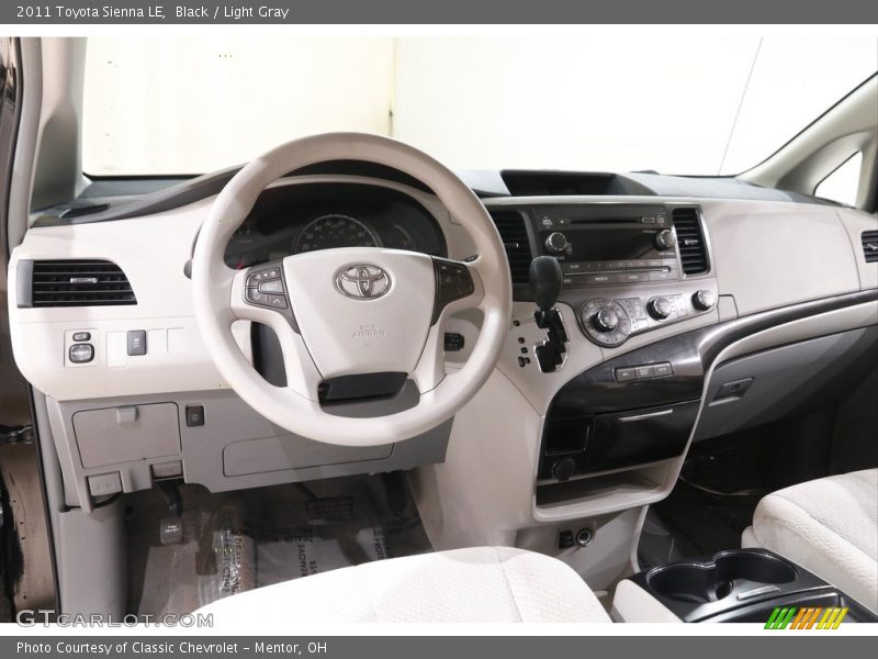 Black / Light Gray 2011 Toyota Sienna LE