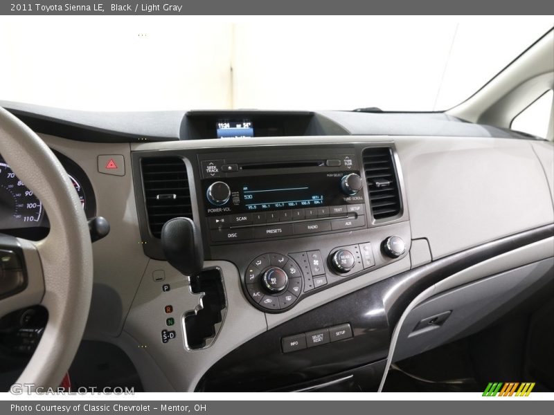 Black / Light Gray 2011 Toyota Sienna LE