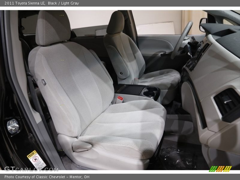 Black / Light Gray 2011 Toyota Sienna LE