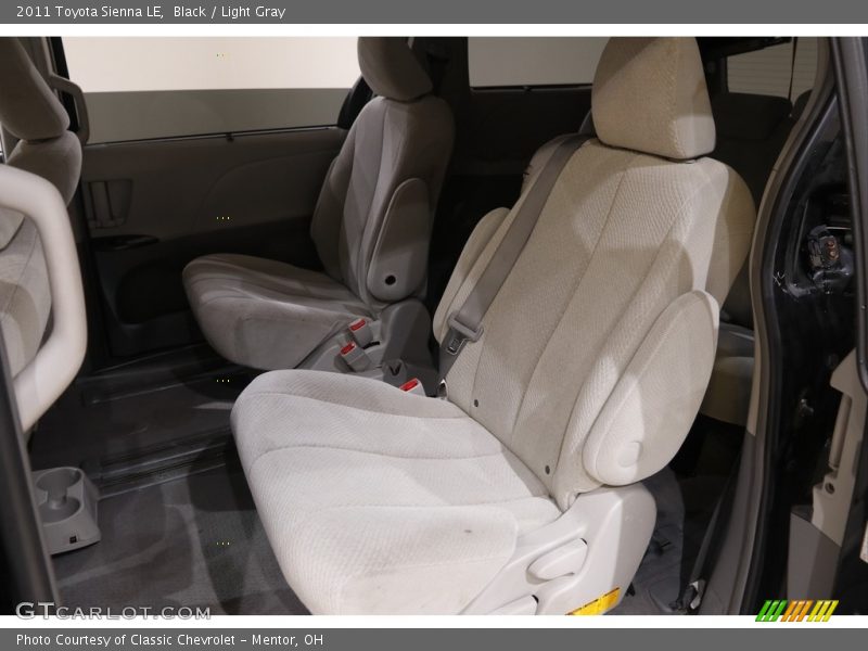 Black / Light Gray 2011 Toyota Sienna LE