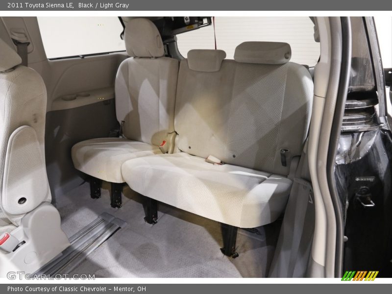 Black / Light Gray 2011 Toyota Sienna LE