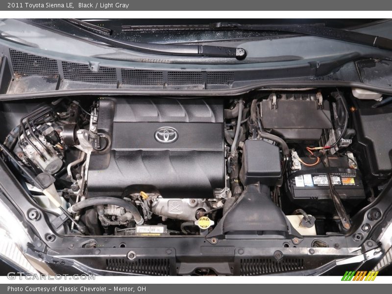 Black / Light Gray 2011 Toyota Sienna LE