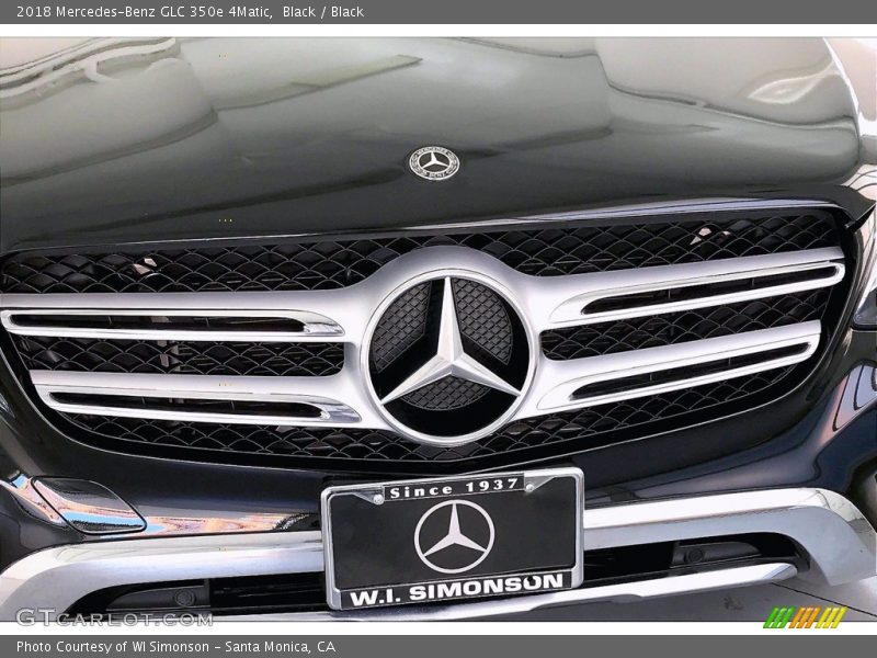 Black / Black 2018 Mercedes-Benz GLC 350e 4Matic