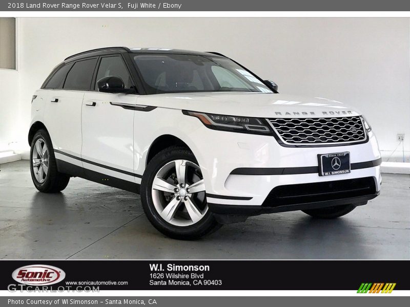 Fuji White / Ebony 2018 Land Rover Range Rover Velar S