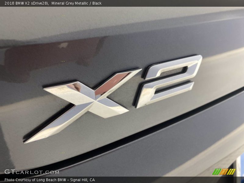 Mineral Grey Metallic / Black 2018 BMW X2 sDrive28i