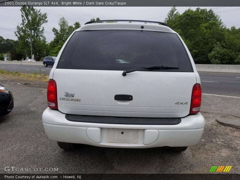 Bright White / Dark Slate Gray/Taupe 2001 Dodge Durango SLT 4x4