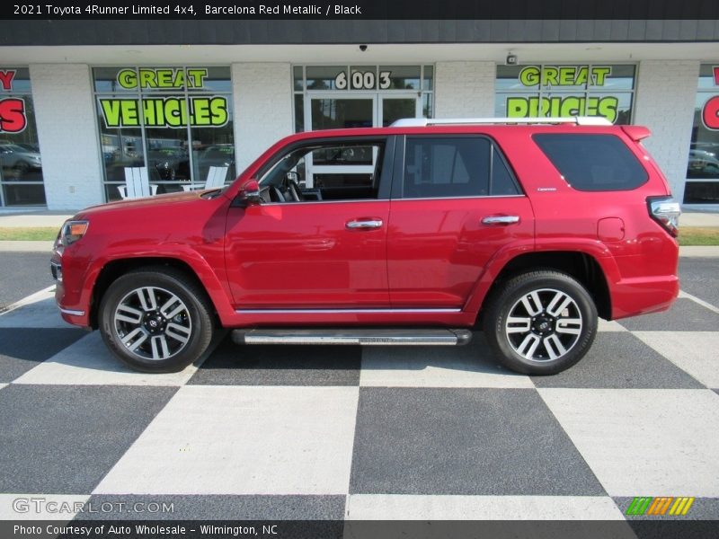 Barcelona Red Metallic / Black 2021 Toyota 4Runner Limited 4x4
