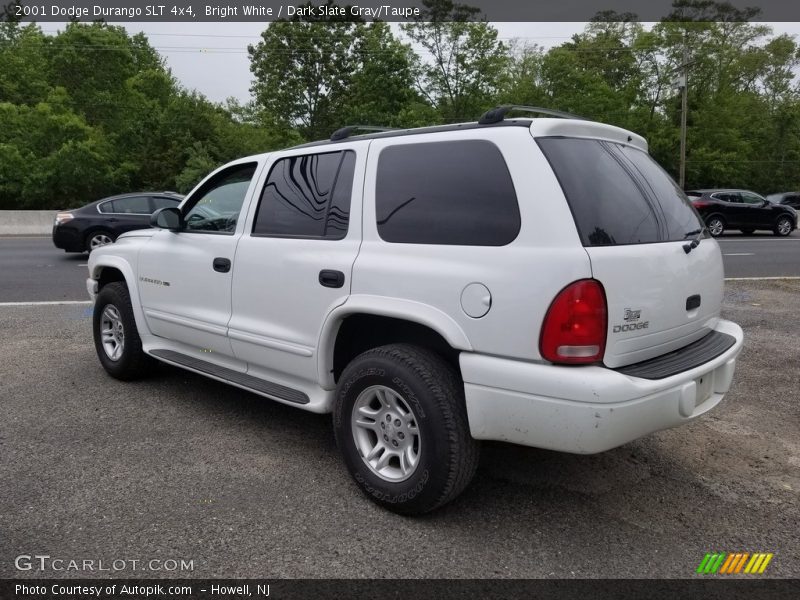 Bright White / Dark Slate Gray/Taupe 2001 Dodge Durango SLT 4x4