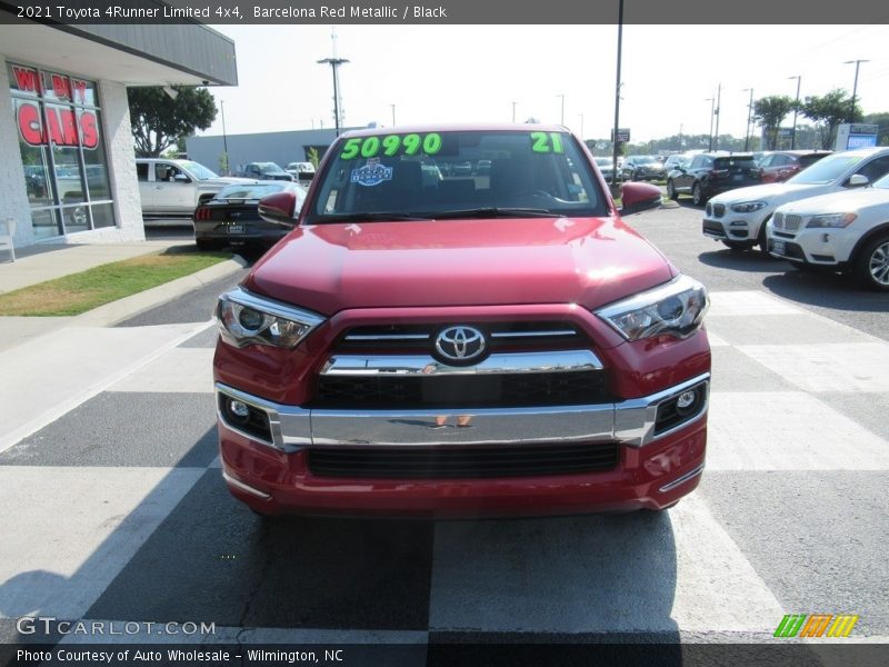 Barcelona Red Metallic / Black 2021 Toyota 4Runner Limited 4x4