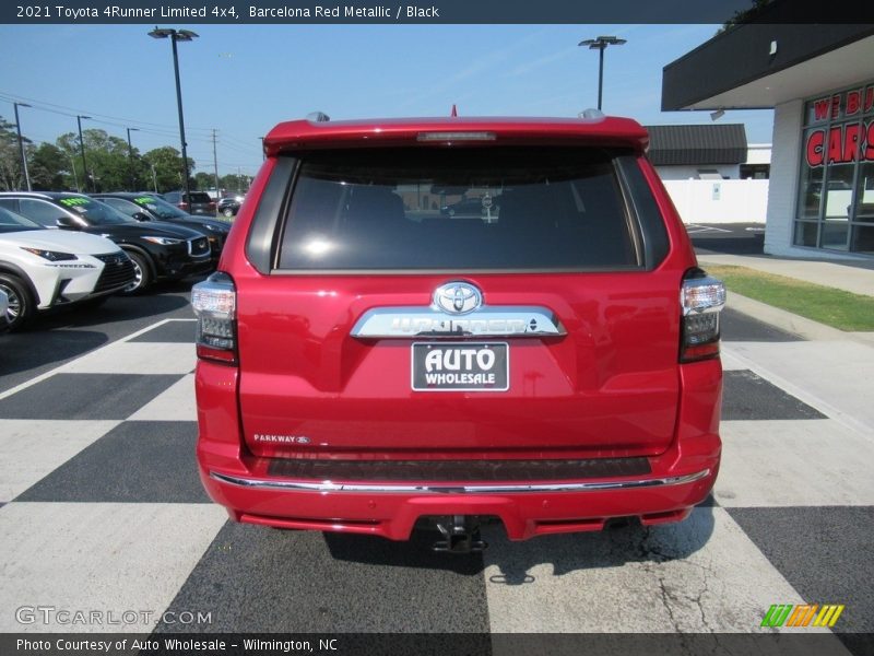 Barcelona Red Metallic / Black 2021 Toyota 4Runner Limited 4x4