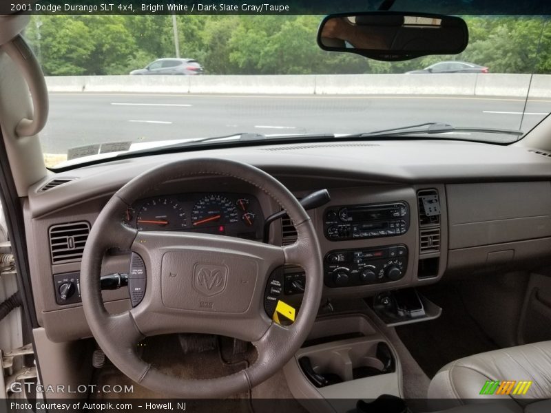 Bright White / Dark Slate Gray/Taupe 2001 Dodge Durango SLT 4x4
