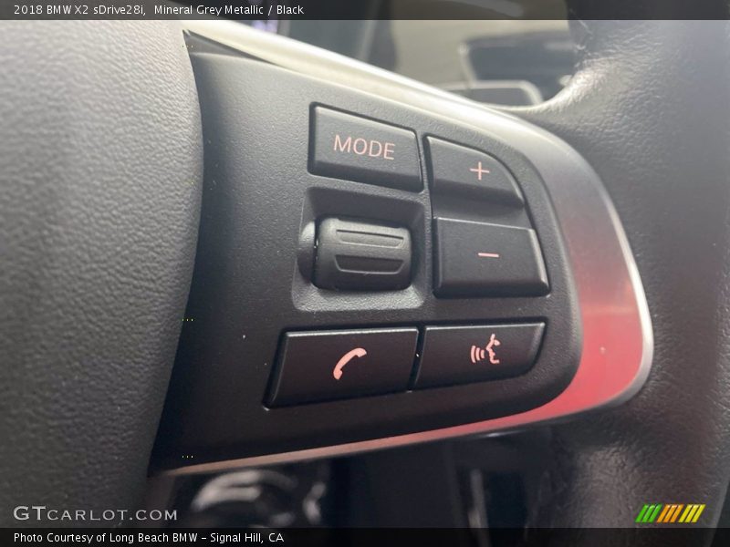 Mineral Grey Metallic / Black 2018 BMW X2 sDrive28i