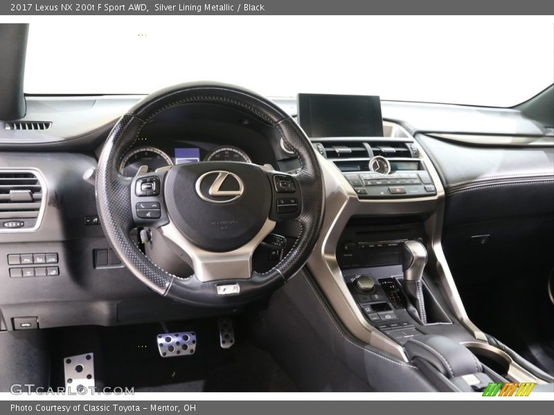 Silver Lining Metallic / Black 2017 Lexus NX 200t F Sport AWD