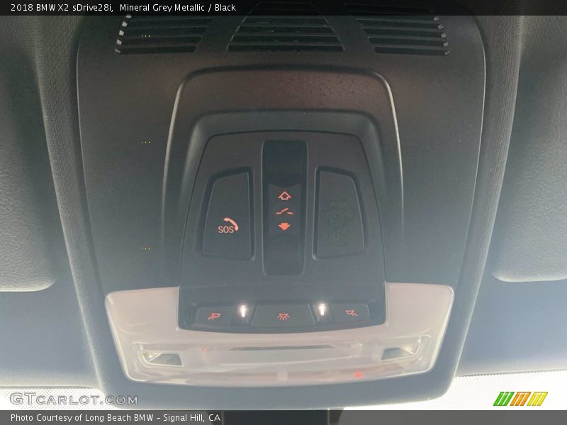 Mineral Grey Metallic / Black 2018 BMW X2 sDrive28i