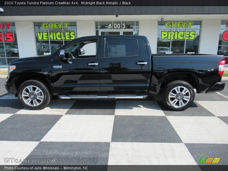 Midnight Black Metallic / Black 2020 Toyota Tundra Platinum CrewMax 4x4