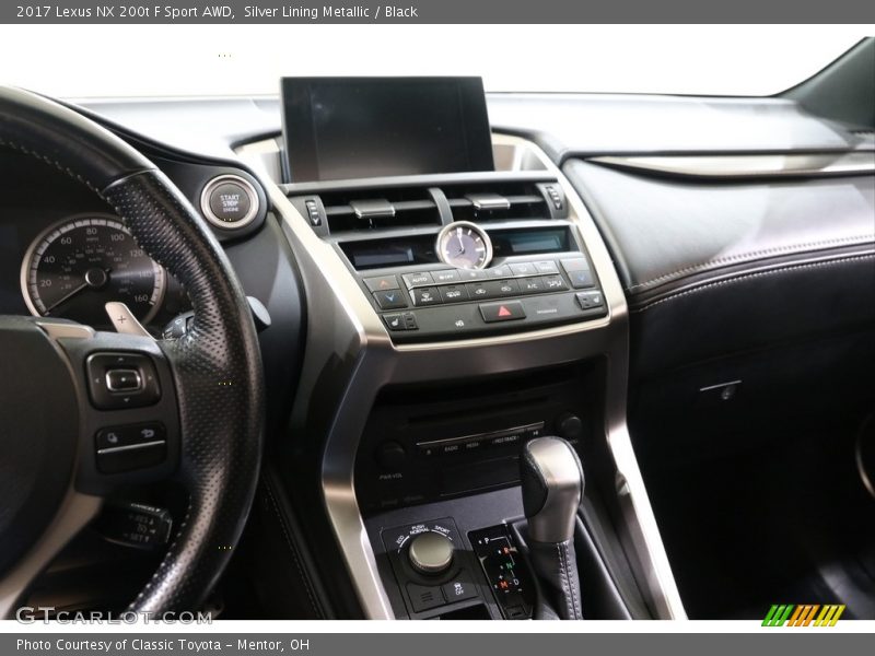 Silver Lining Metallic / Black 2017 Lexus NX 200t F Sport AWD