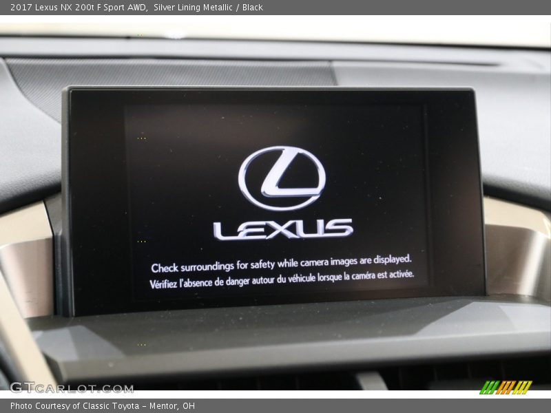 Silver Lining Metallic / Black 2017 Lexus NX 200t F Sport AWD