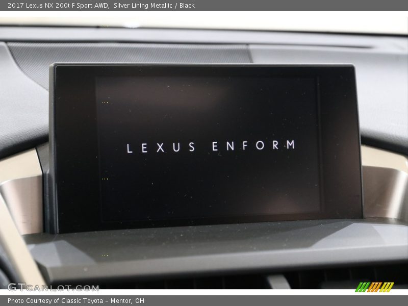 Silver Lining Metallic / Black 2017 Lexus NX 200t F Sport AWD