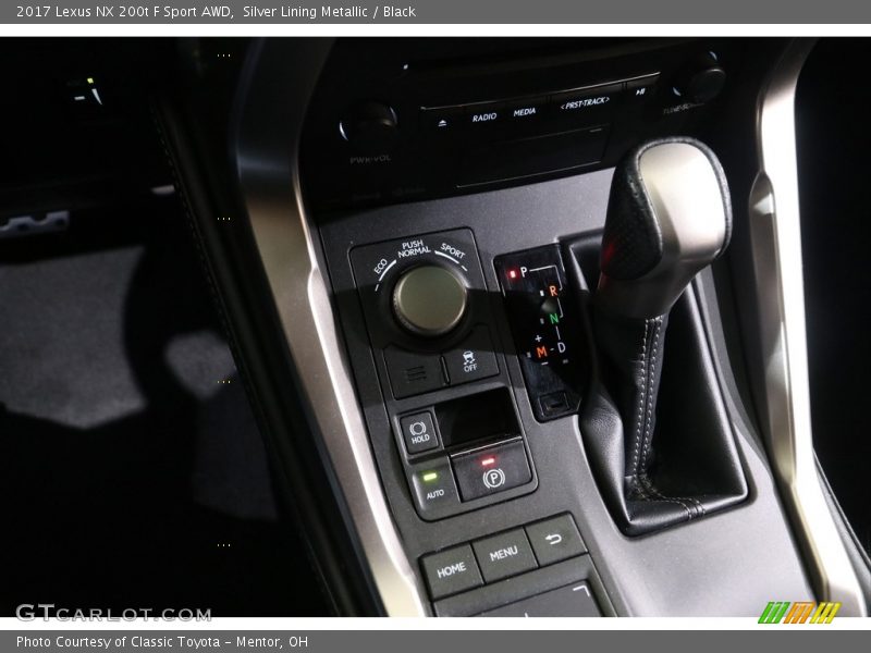 Silver Lining Metallic / Black 2017 Lexus NX 200t F Sport AWD