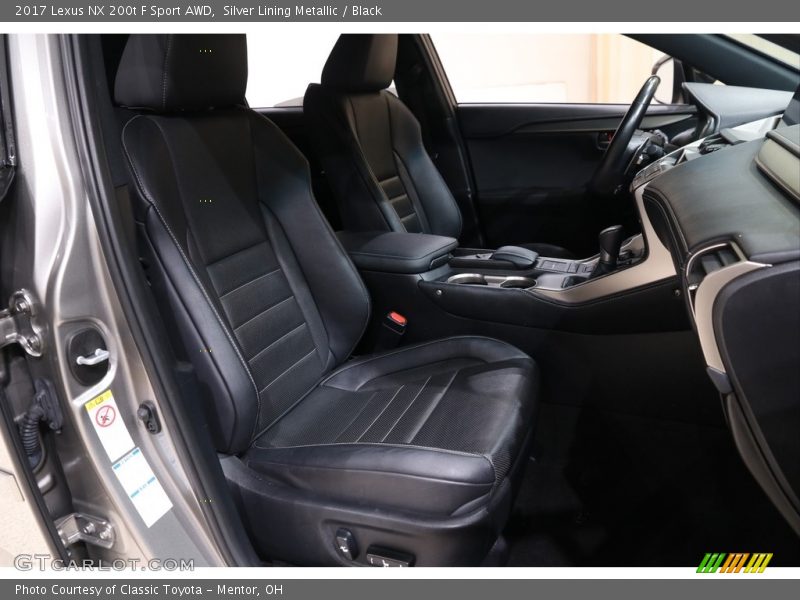 Silver Lining Metallic / Black 2017 Lexus NX 200t F Sport AWD