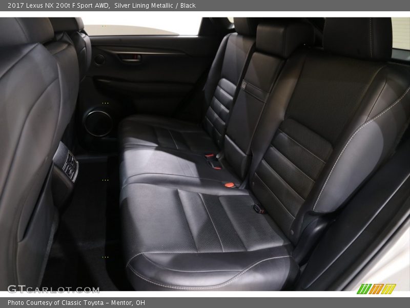 Silver Lining Metallic / Black 2017 Lexus NX 200t F Sport AWD