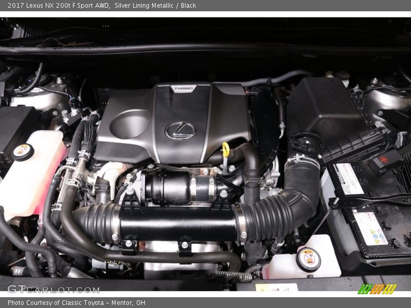 Silver Lining Metallic / Black 2017 Lexus NX 200t F Sport AWD